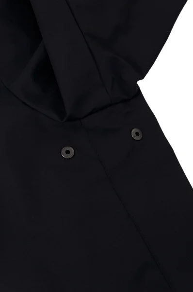 Coat Armani Collezioni navy blue