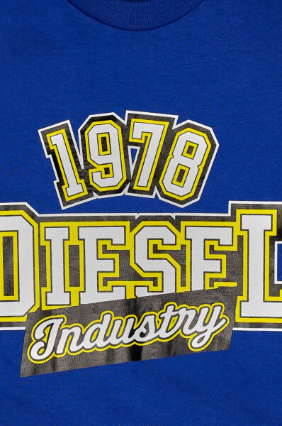 T-shirt | Regular Fit Diesel granatowy