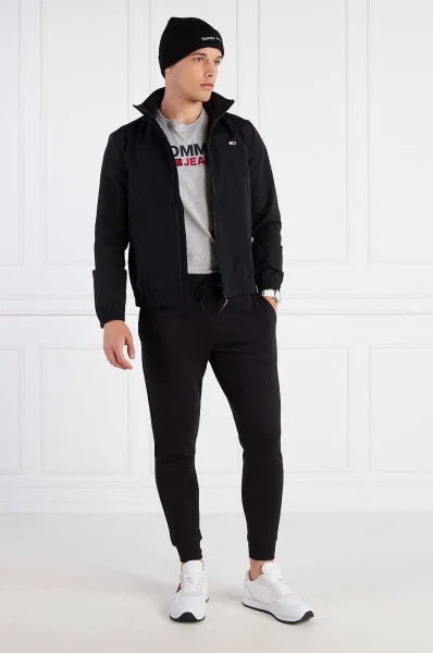 Spodnie dresowe TJM SLIM FLEECE SWEA | Slim Fit Tommy Jeans czarny
