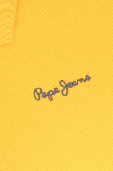 поло thor jr | regular fit | custom slim fit Pepe Jeans London жовтий