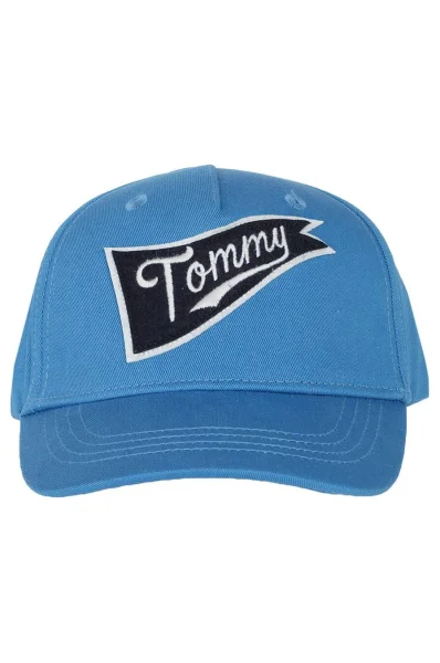 Bejsbolówka Badge Tommy Hilfiger niebieski