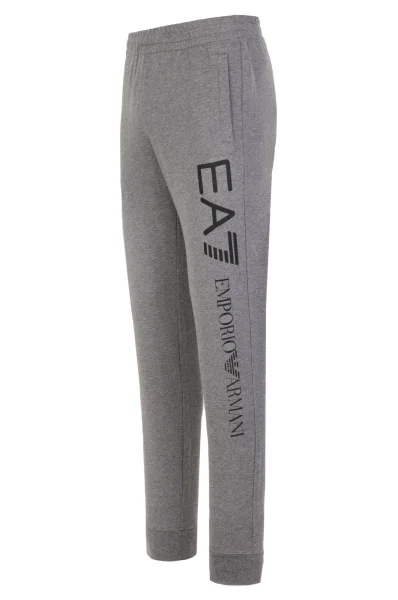 Spodnie dresowe | Slim Fit EA7 popielaty