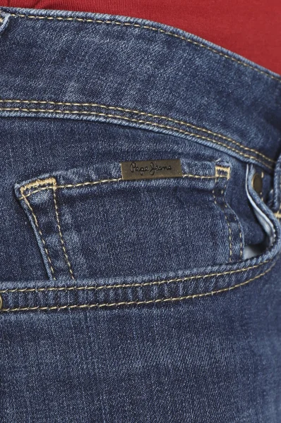 джинси finsbury | skinny fit Pepe Jeans London голубий