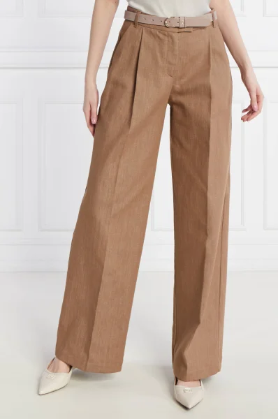 Spodnie STEPPA | Loose fit MAX&Co. brązowy