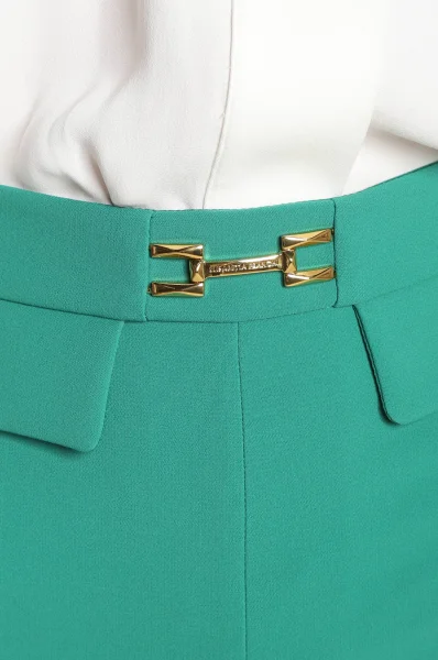 Spodnie | Skinny fit Elisabetta Franchi zielony