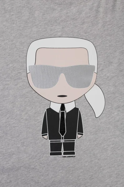 T-shirt Ikonik Karl Lagerfeld szary