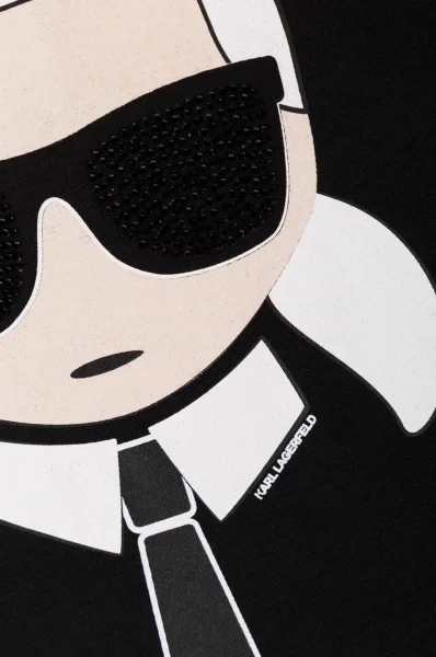 T-shirt Karl Ikonik Sunglasses Karl Lagerfeld czarny