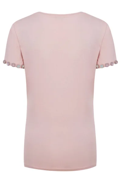 T-shirt Increspare Pinko różowy