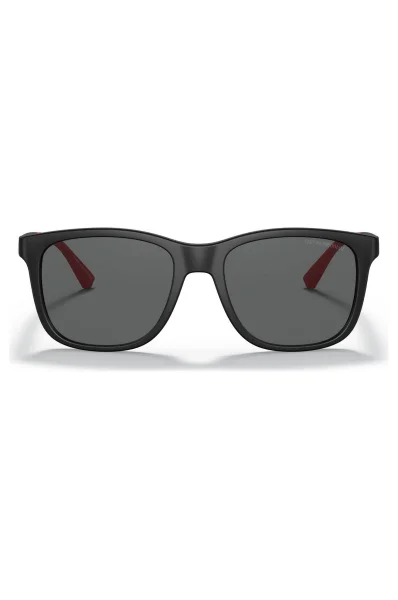 Okulary przeciwsłoneczne Emporio Armani czerwony