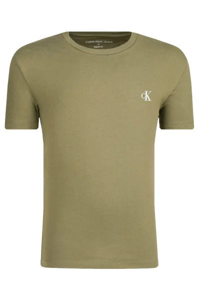 T-shirt 2-pack | Regular Fit CALVIN KLEIN JEANS olive green
