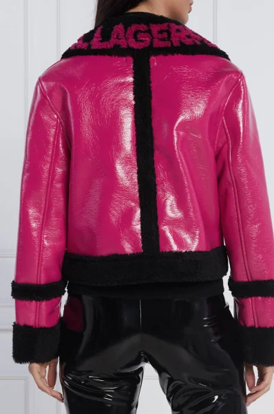 пальто 2в1 Karl Lagerfeld рожевий