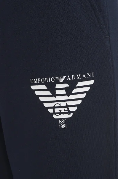 Spodnie dresowe | Regular Fit Emporio Armani granatowy