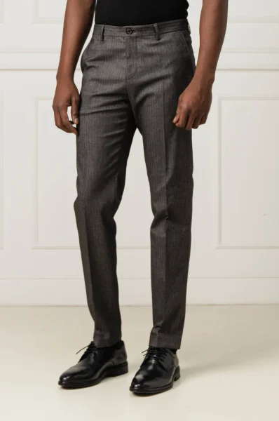 Trousers MICRO DESIGN | Slim Fit Tommy Tailored gray