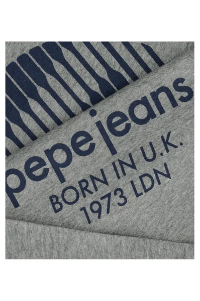 T-shirt Silvan | Regular Fit Pepe Jeans London szary