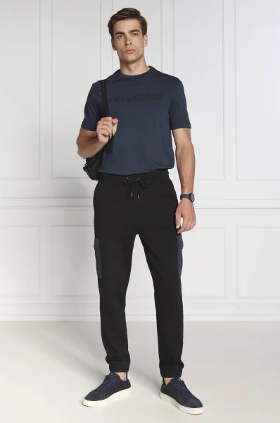 Spodnie dresowe Sewash | Regular Fit BOSS ORANGE czarny