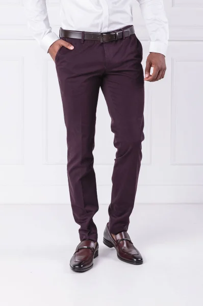 Spodnie Stanino16-W | Slim Fit BOSS BLACK fioletowy
