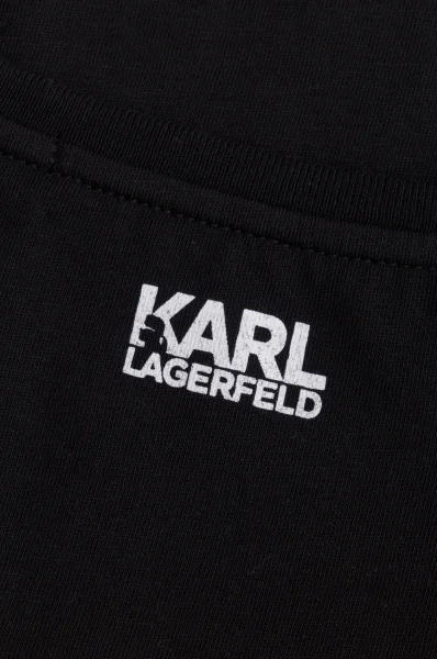 T-shirt Karl & Choupette in Paris Karl Lagerfeld czarny