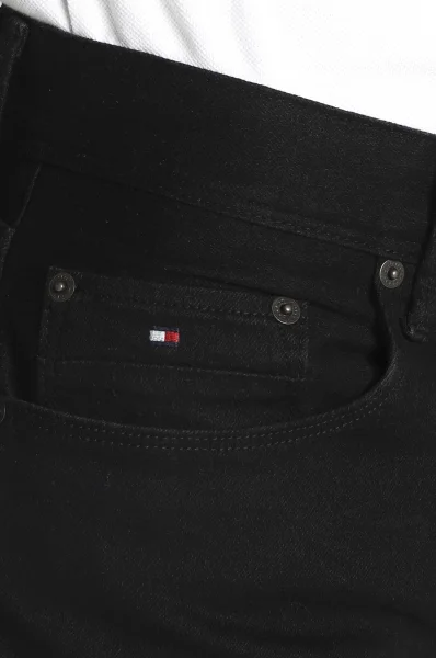 джинси core denton | straight fit | | low rise Tommy Hilfiger чорний