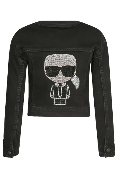куртка | regular fit Karl Lagerfeld Kids чорний