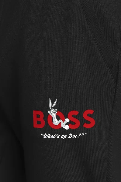 спортивні штани boss x looney tunes hare | regular fit BOSS BLACK чорний