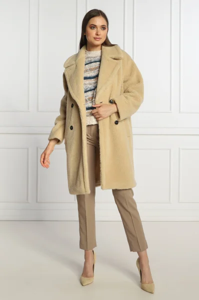 Shearling coat OSANNA | Regular Fit | with addition of wool Marella beige
