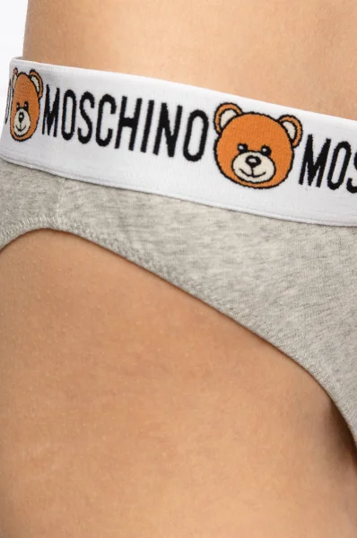 Figi Moschino Underwear popielaty