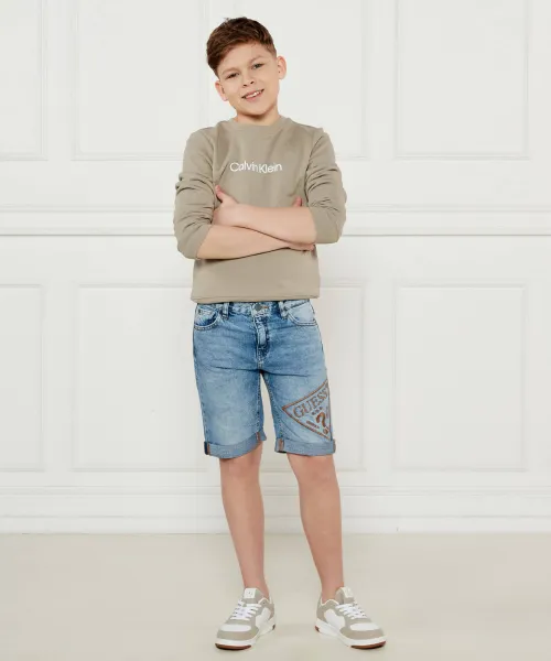 Bluza | Regular Fit Calvin Klein Jeans beżowy
