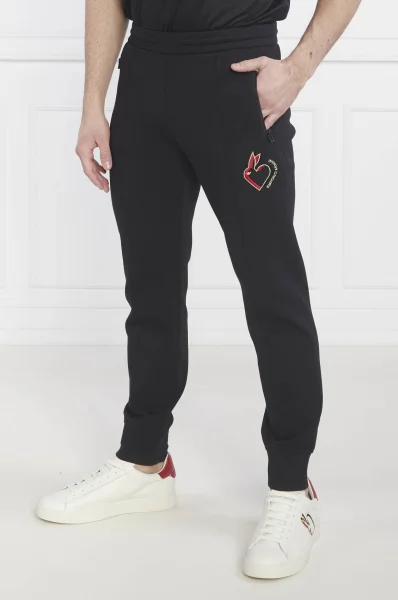 Spodnie dresowe | Regular Fit Emporio Armani czarny