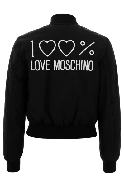 Bomber Jacket Love Moschino black
