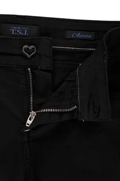 Spodnie Twin-Set Jeans czarny