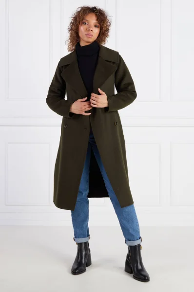 Coat | with addition of wool Liu Jo khaki