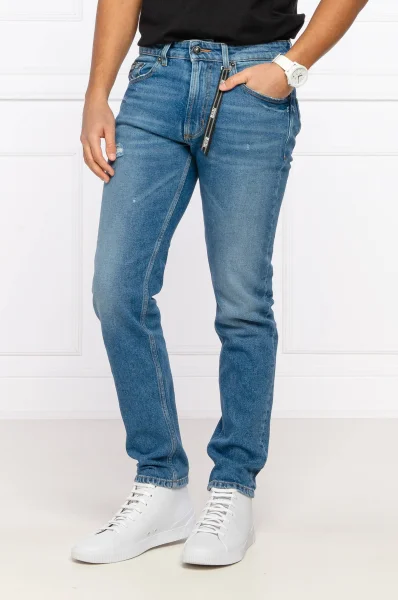 джинси str.dorcon | slim fit Versace Jeans Couture голубий
