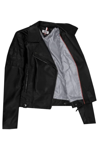 Biker 12 biker jacket Tommy Jeans black