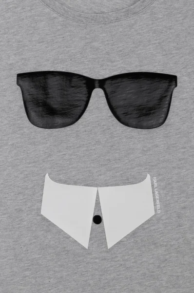Monsieur Karl T-shirt Karl Lagerfeld gray