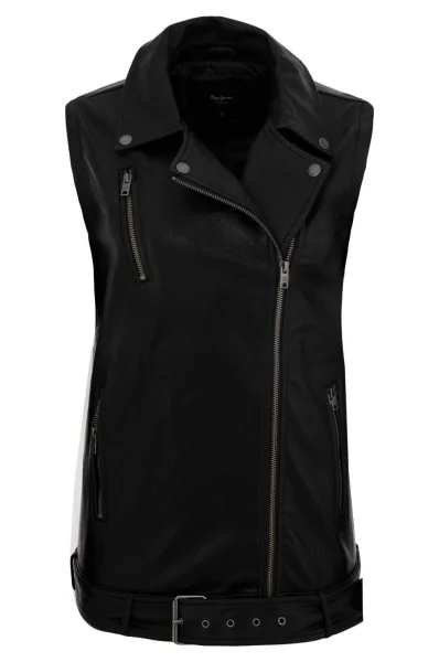 Bona biker jacket/vest Pepe Jeans London black