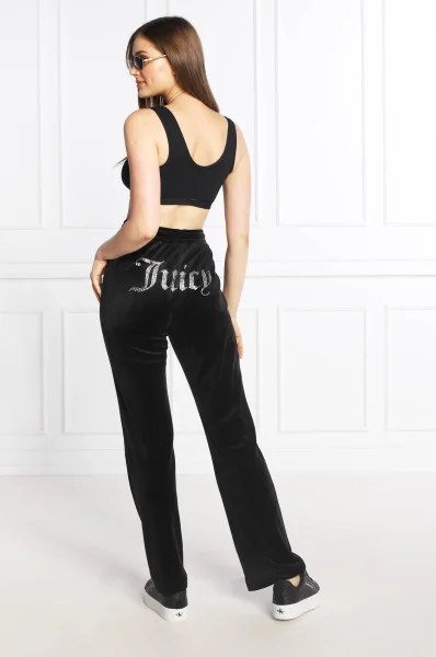 Spodnie dresowe TINA | Regular Fit Juicy Couture czarny