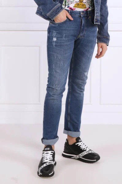 Джинси | Slim Fit Versace Jeans Couture темно-синій