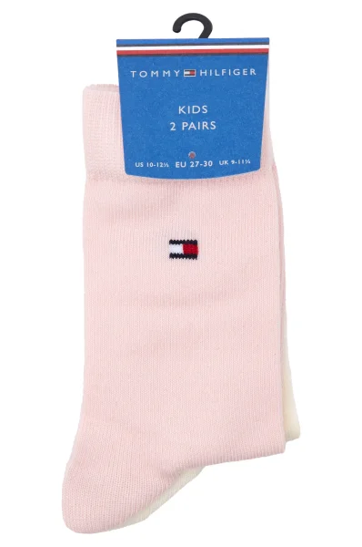 Шкарпетки 2 пари Tommy Hilfiger пудрово-рожевий