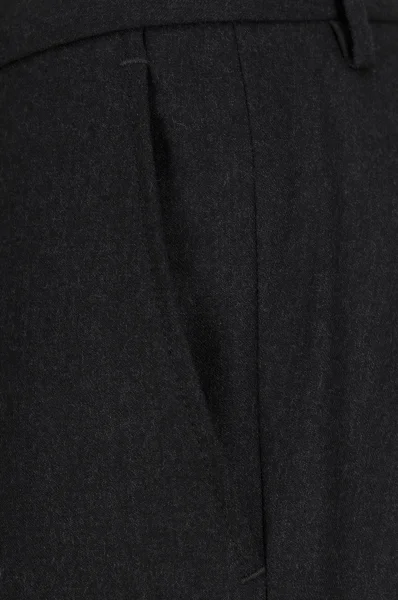 Wełniane spodnie wilhelm 3 | Slim Fit BOSS BLACK grafitowy