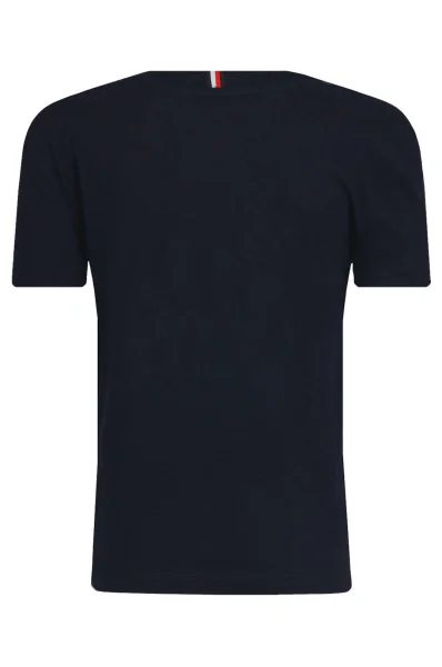 T-shirt TH COLLEGE 85 TEE | Regular Fit Tommy Hilfiger granatowy