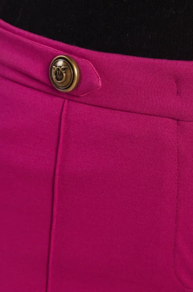 Spodnie cygaretki HULK | Regular Fit Pinko fioletowy