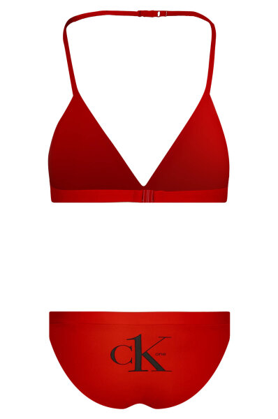 Strój kąpielowy Calvin Klein Swimwear czerwony
