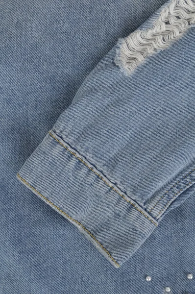 Kurtka jeansowa Ellie GUESS błękitny