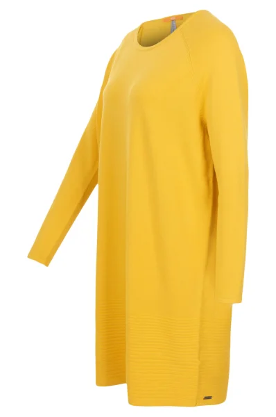 Sukienka BOSS ORANGE żółty