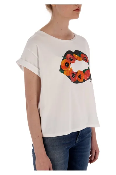 T-shirt | Loose fit Liu Jo Beachwear biały
