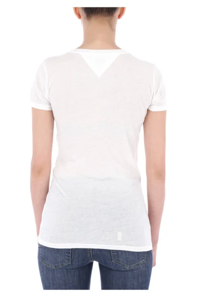 T-shirt Clean | Slim Fit Tommy Jeans biały
