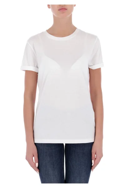 T-shirt Tatopo | Regular Fit BOSS ORANGE biały