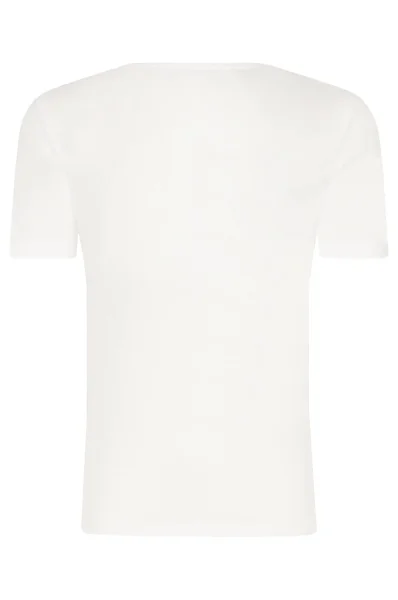 T-shirt PIXELATED MONOGRAM | Regular Fit CALVIN KLEIN JEANS biały