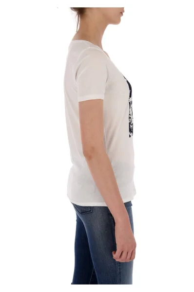 T-shirt Tecircle | Slim Fit BOSS ORANGE biały