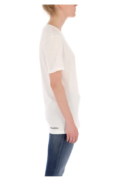 T-shirt Logo Pocket | Regular Fit Karl Lagerfeld white